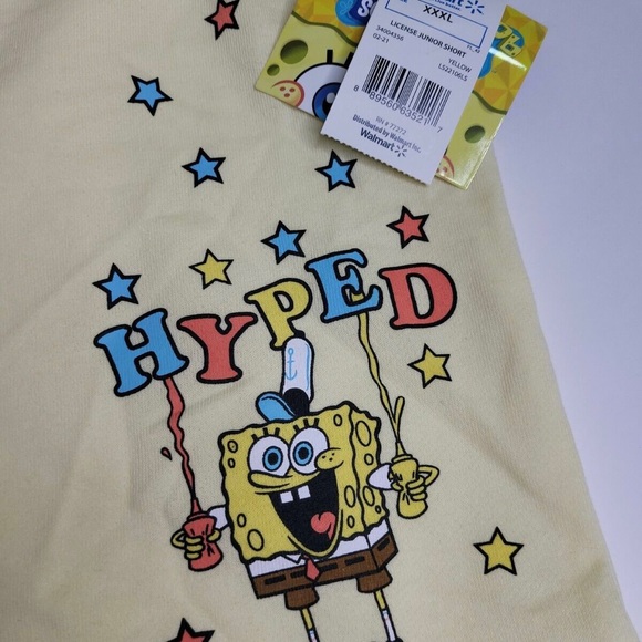 Sponge Bob Hyped Yellow Shorts - XXXL - Picture 3 of 5